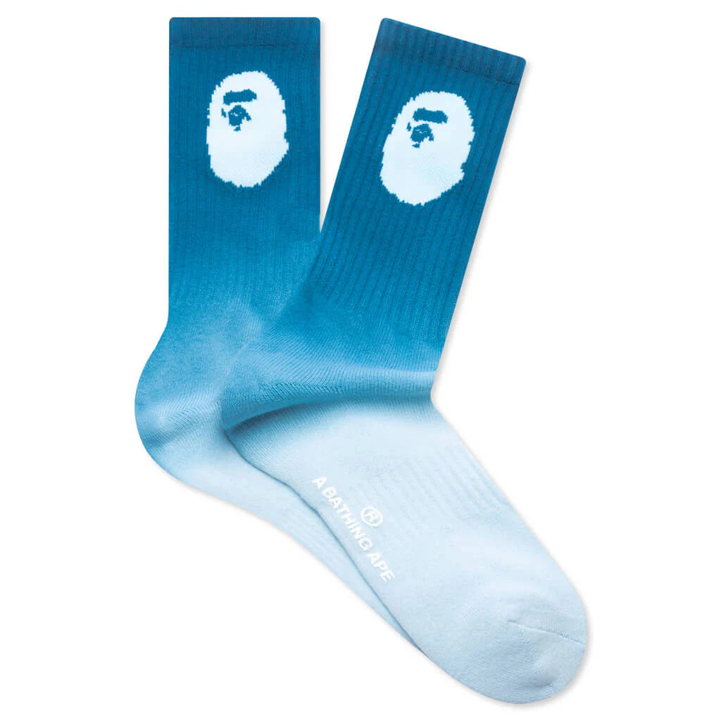 A Bathing Ape Gradation Socks Blue