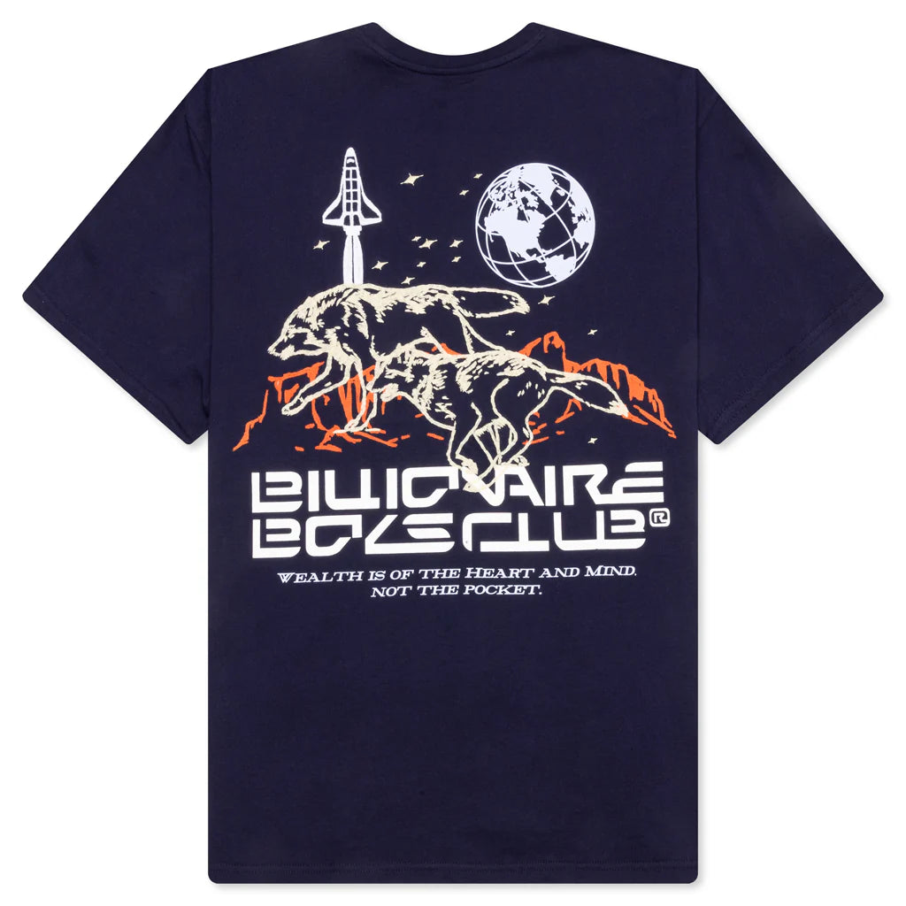 BB Wolves S S Knit Oversized Fit Maritime