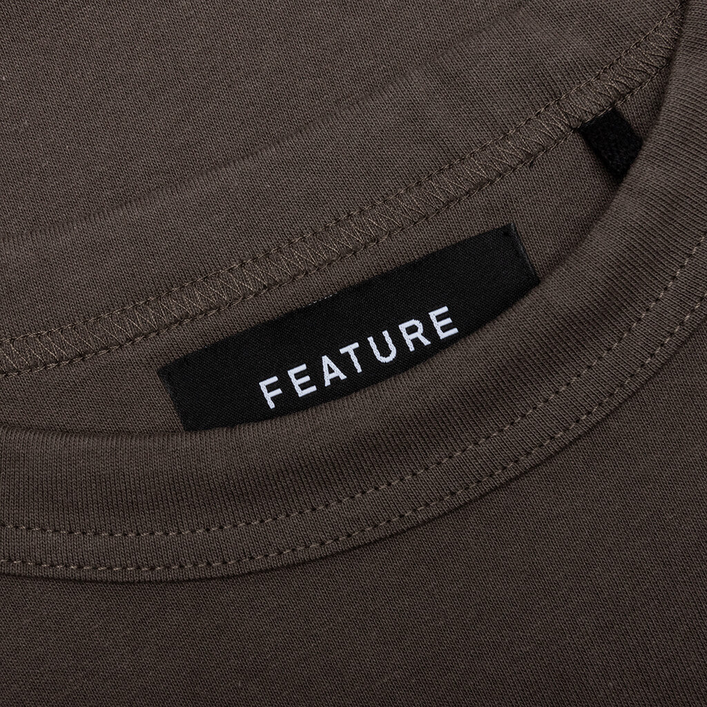 Jersey Braque Pocket Tee Chocolate