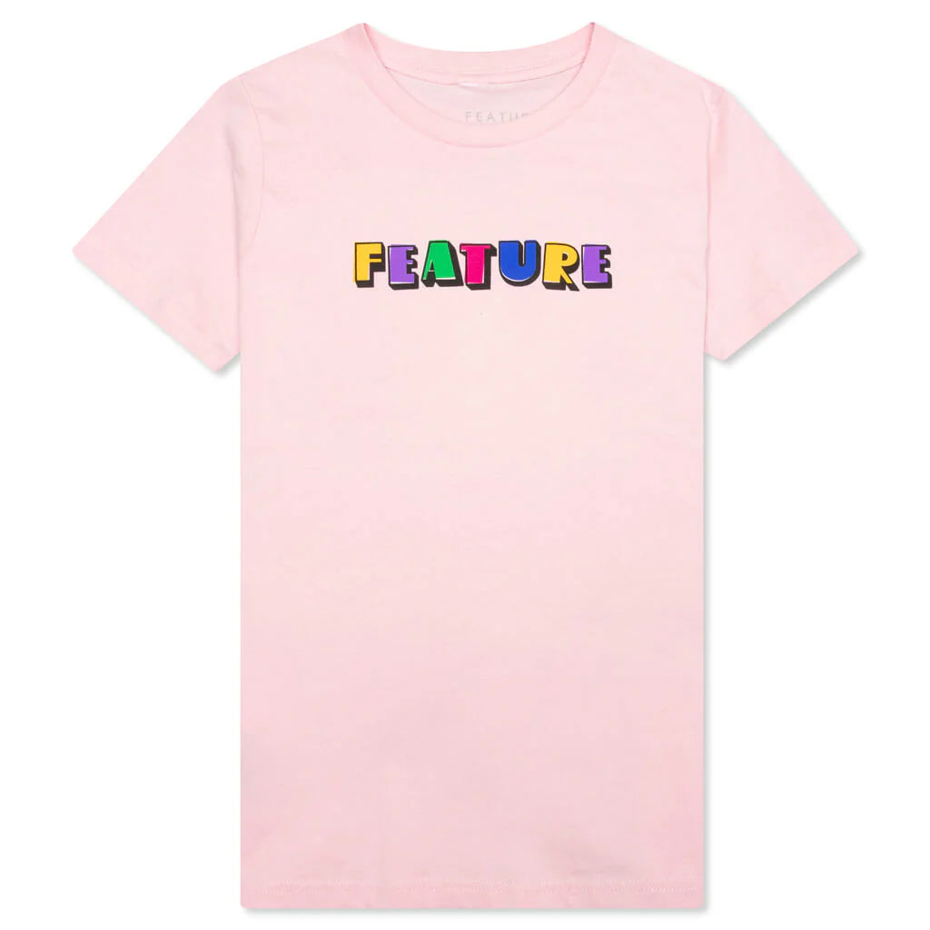 Kids Overlap Tee Pink