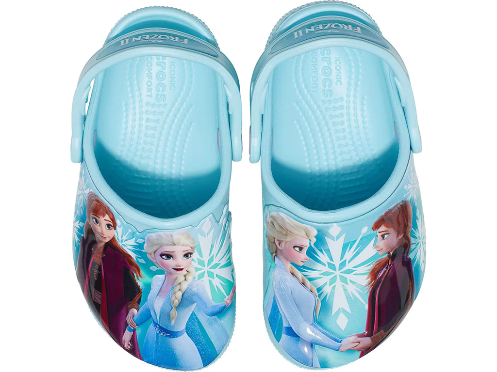 Crocs Clogs Frozen II para Niña Color Ice Blue