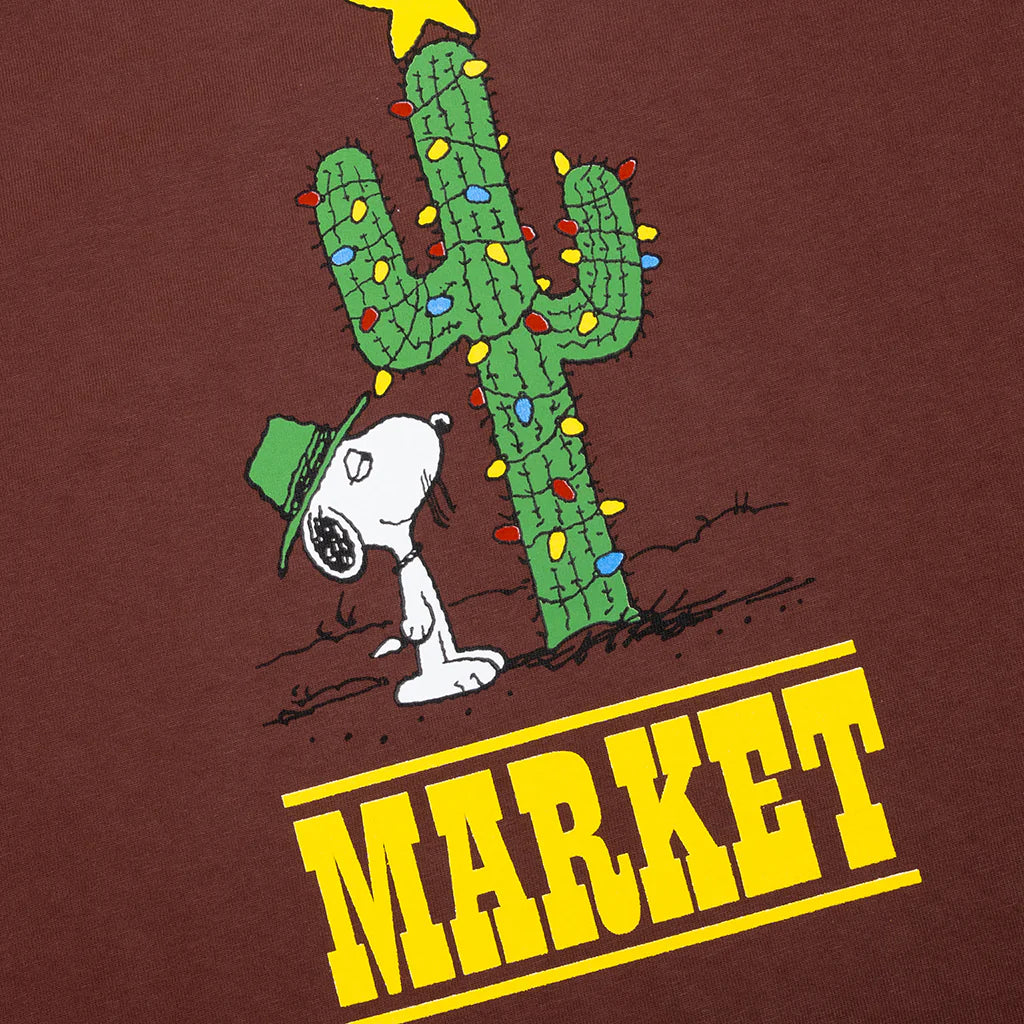 Peanuts Desert Start T Shirt Washed Brown