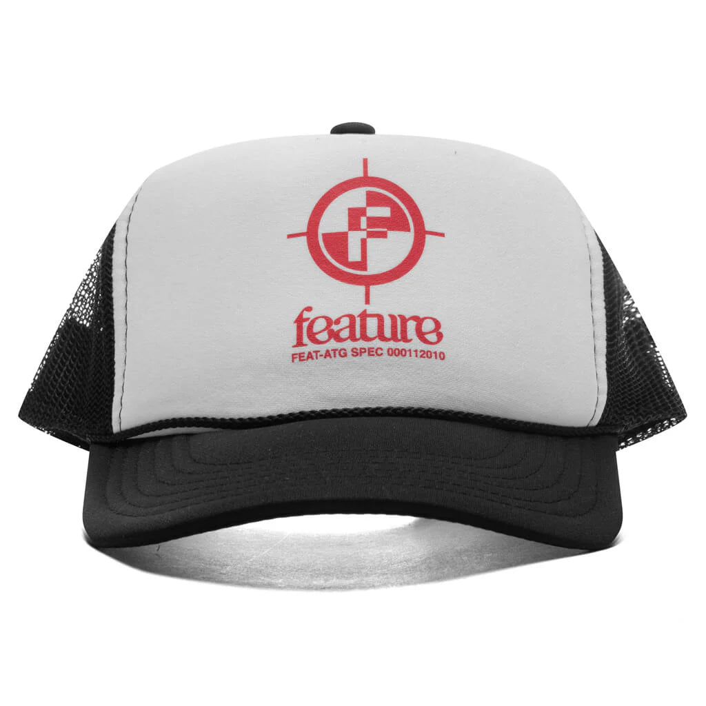 Crosshair Trucker Black White Red