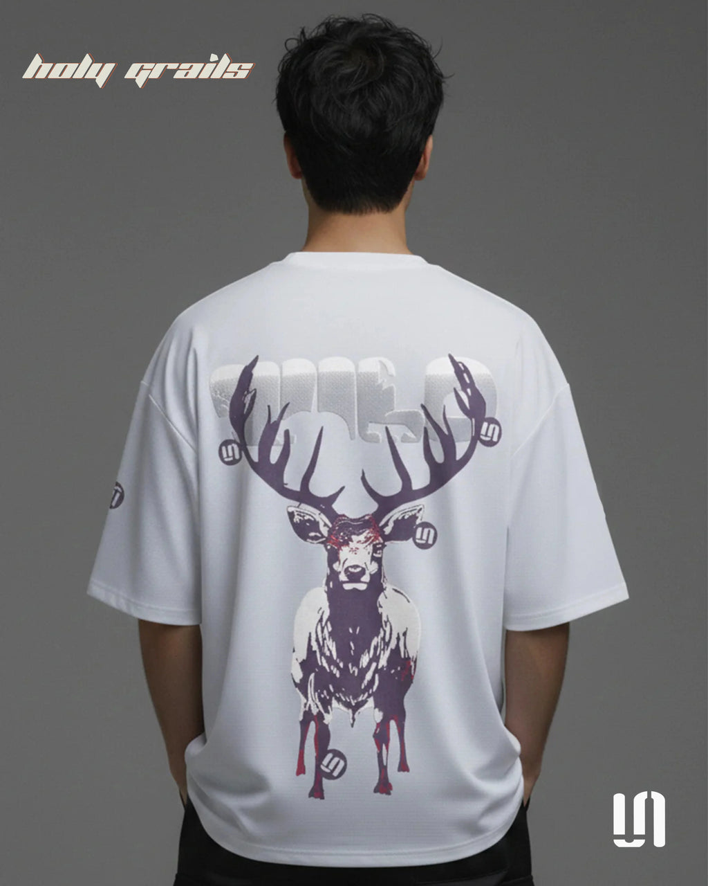Wild Deer White Oversized Tee HG x Sullitt