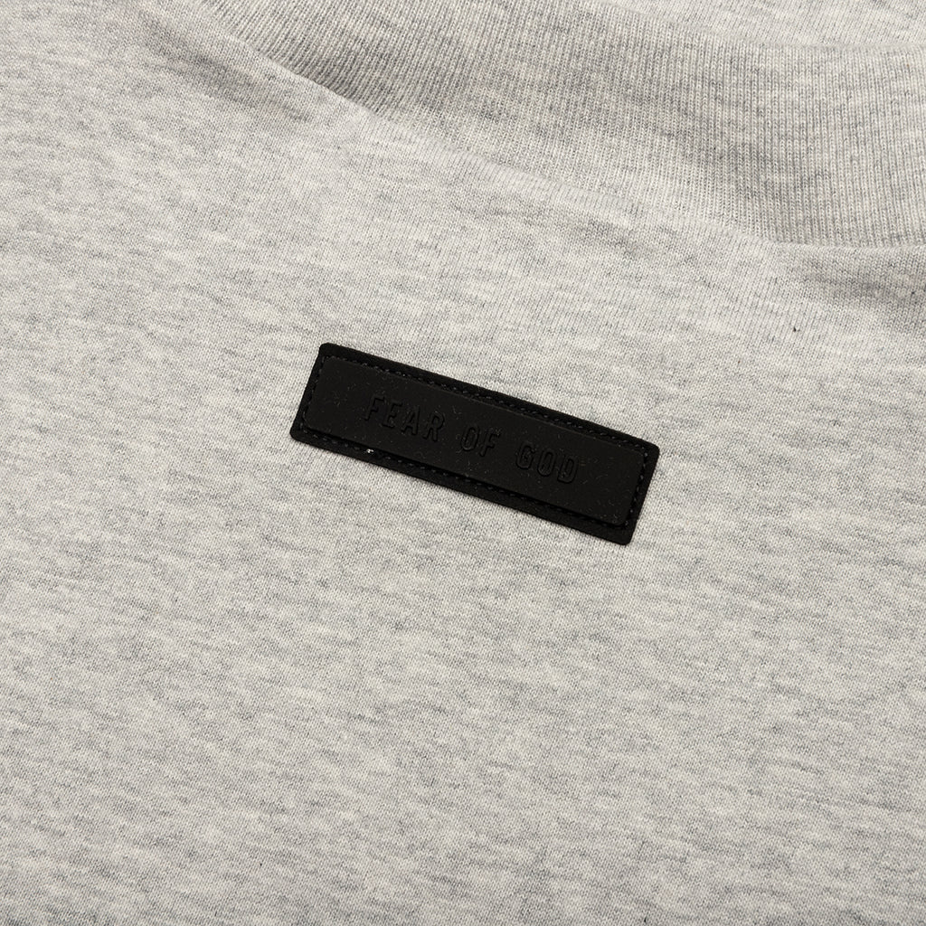 Kids Crewneck T Shirt Light Heather Grey