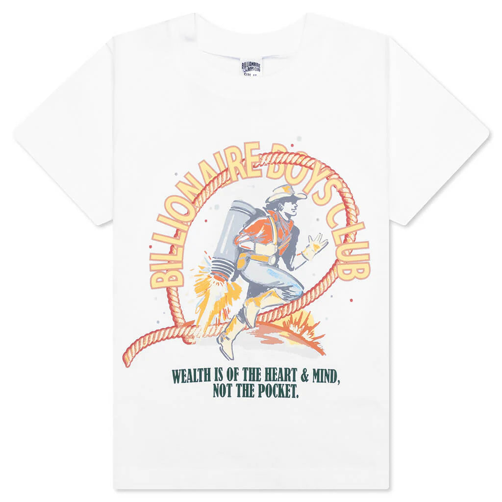 Kids BB Old Frontier S S Tee White