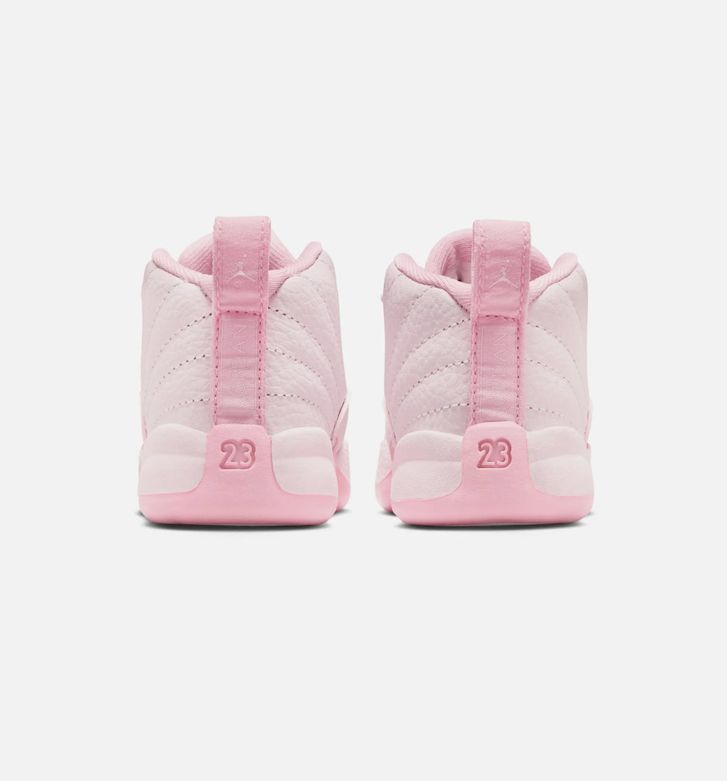Air Jordan 12 Retro Pearl Pink Infant Toddler Lifestyle Shoe Pearl Pink Medium Soft Pink