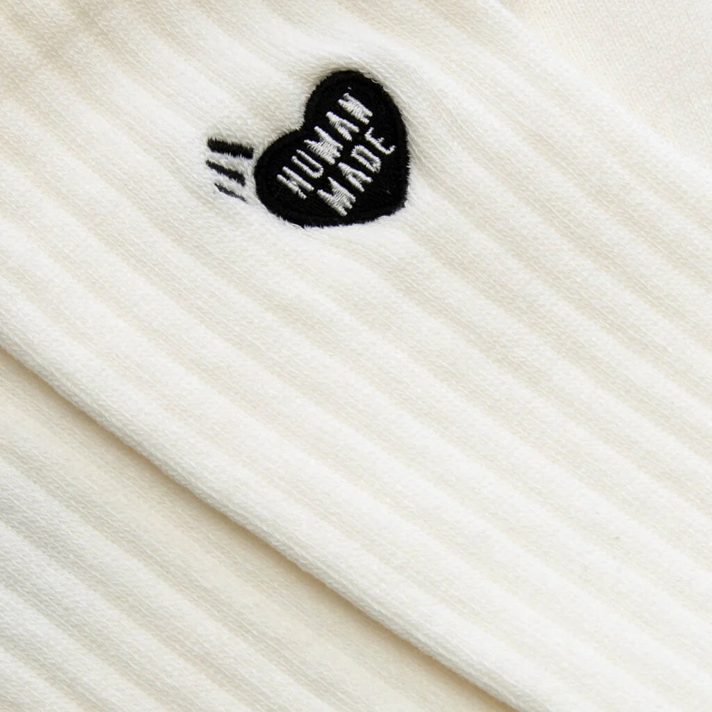 Pile Socks White