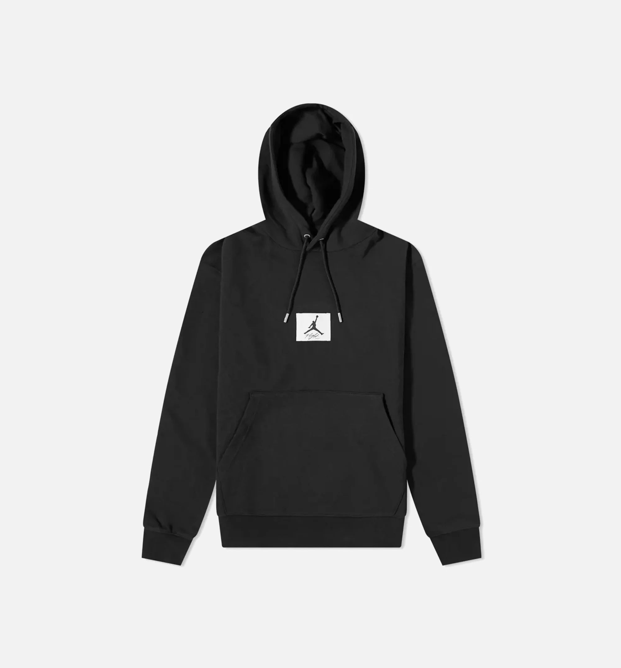 Essentials Statement Fleece Pullover Mens Hoodie Black Red