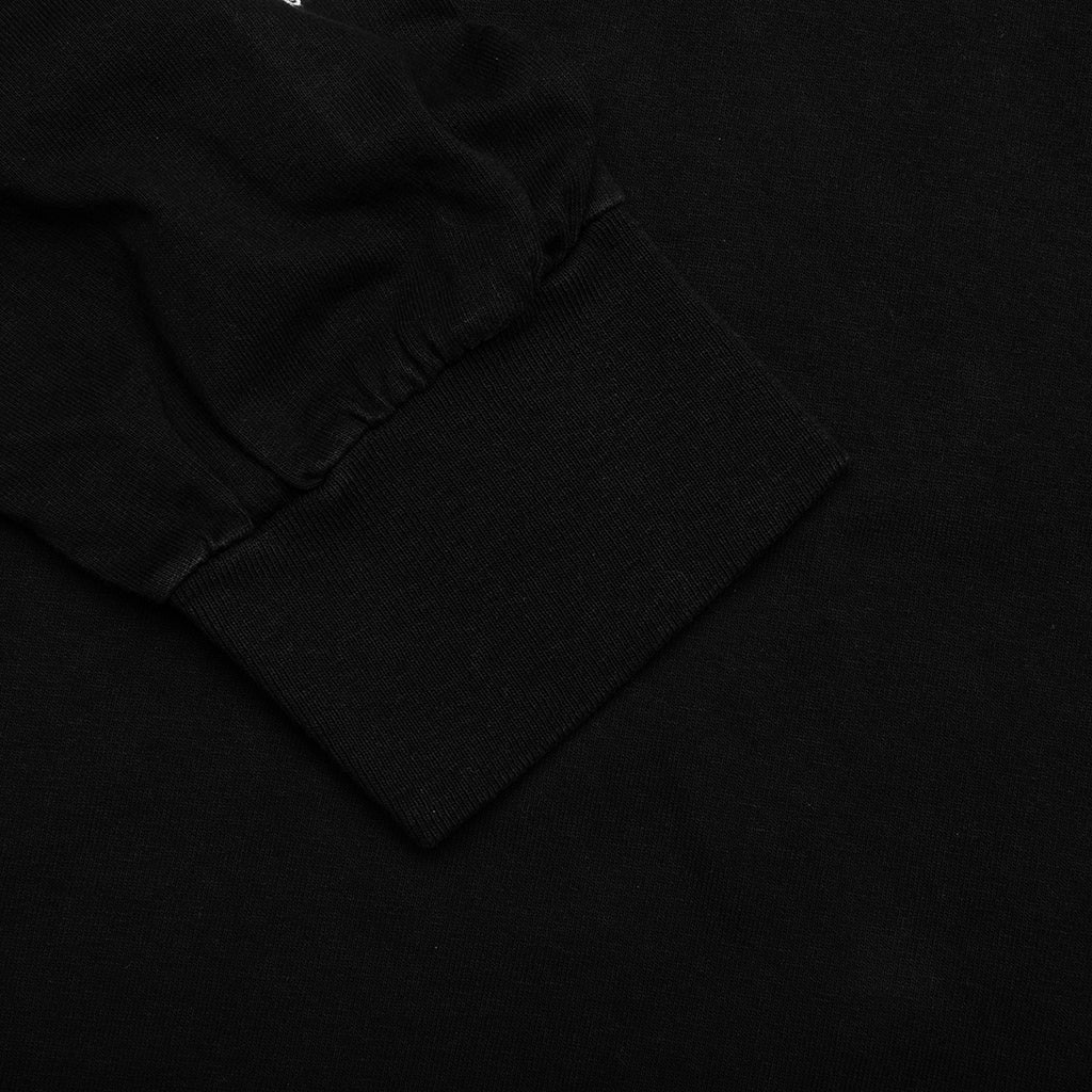 Foils Pigment Dyed L S Tee Black