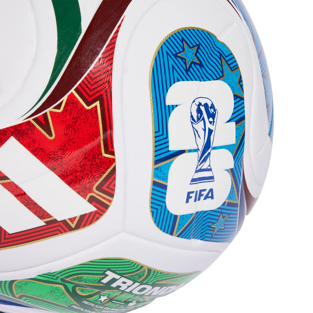 adidas FIFA World Cup 26 Trionda League Soccer Ball White Blue Red