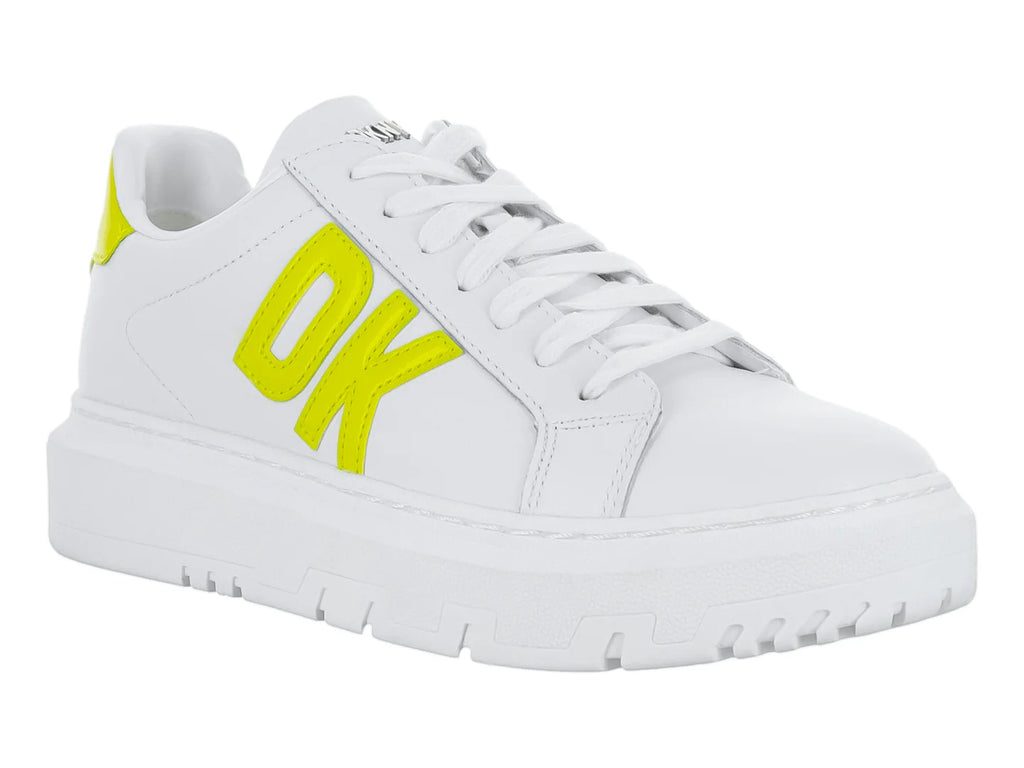 Tenis DKNY Plataforma Blanco y Verde para Mujer