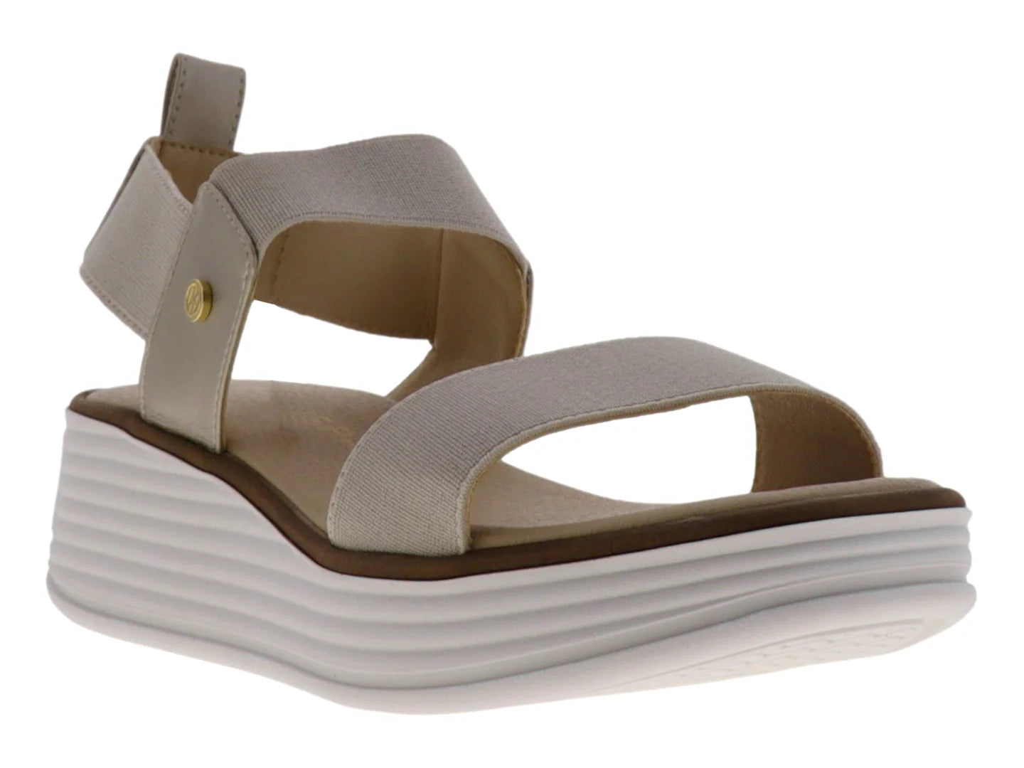 Sandalias Hispana Beige para Mujer