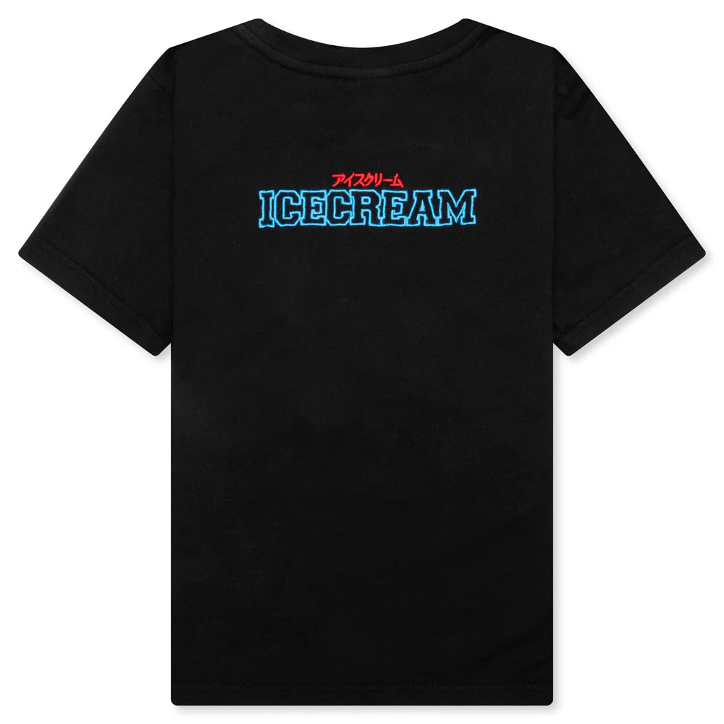 Kids Dash Action S S Knit Black