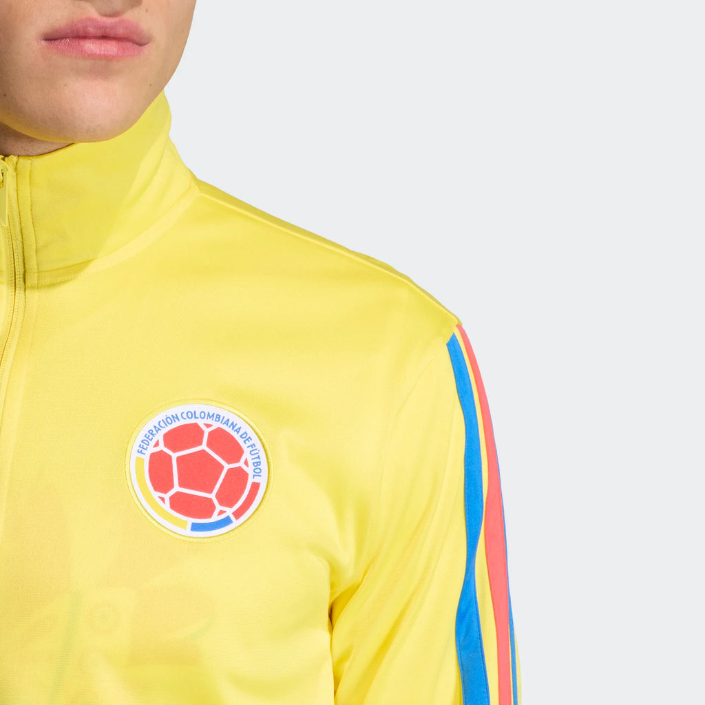 adidas Colombia DNA Track Top Soccer Jackets Yellow