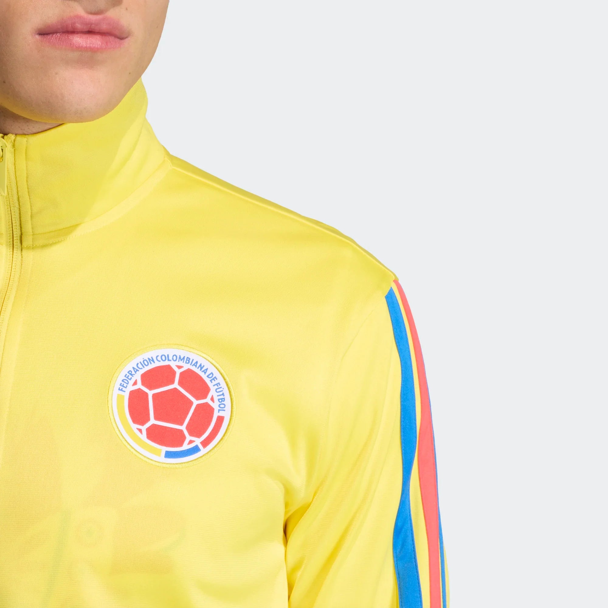 adidas Colombia DNA Track Top Soccer Jackets Yellow