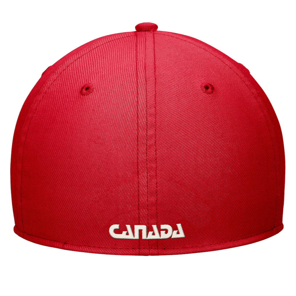 Nike Canada Rise Swooshflex Cap Red