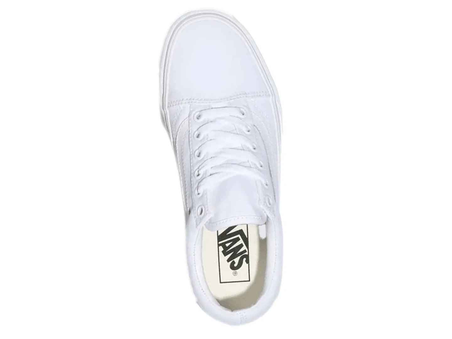 Tenis Vans Old Skool Platform Blanco para Mujer