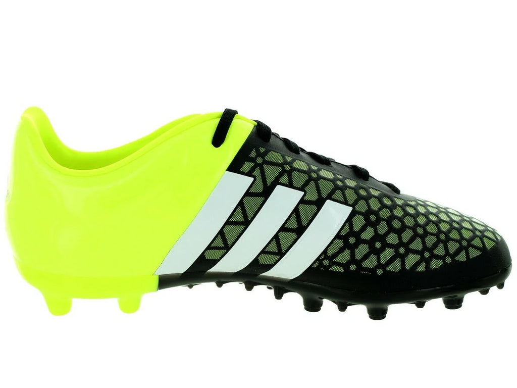 adidas Kids Ace 153 FG AG J Core Black White Solar Yellow