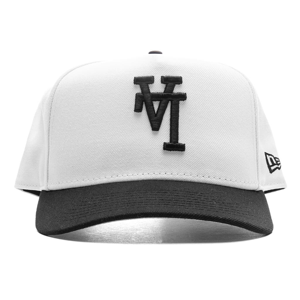 9FIFTY A Frame Snapback Upside Down Los Angeles Dodgers Chrome Black
