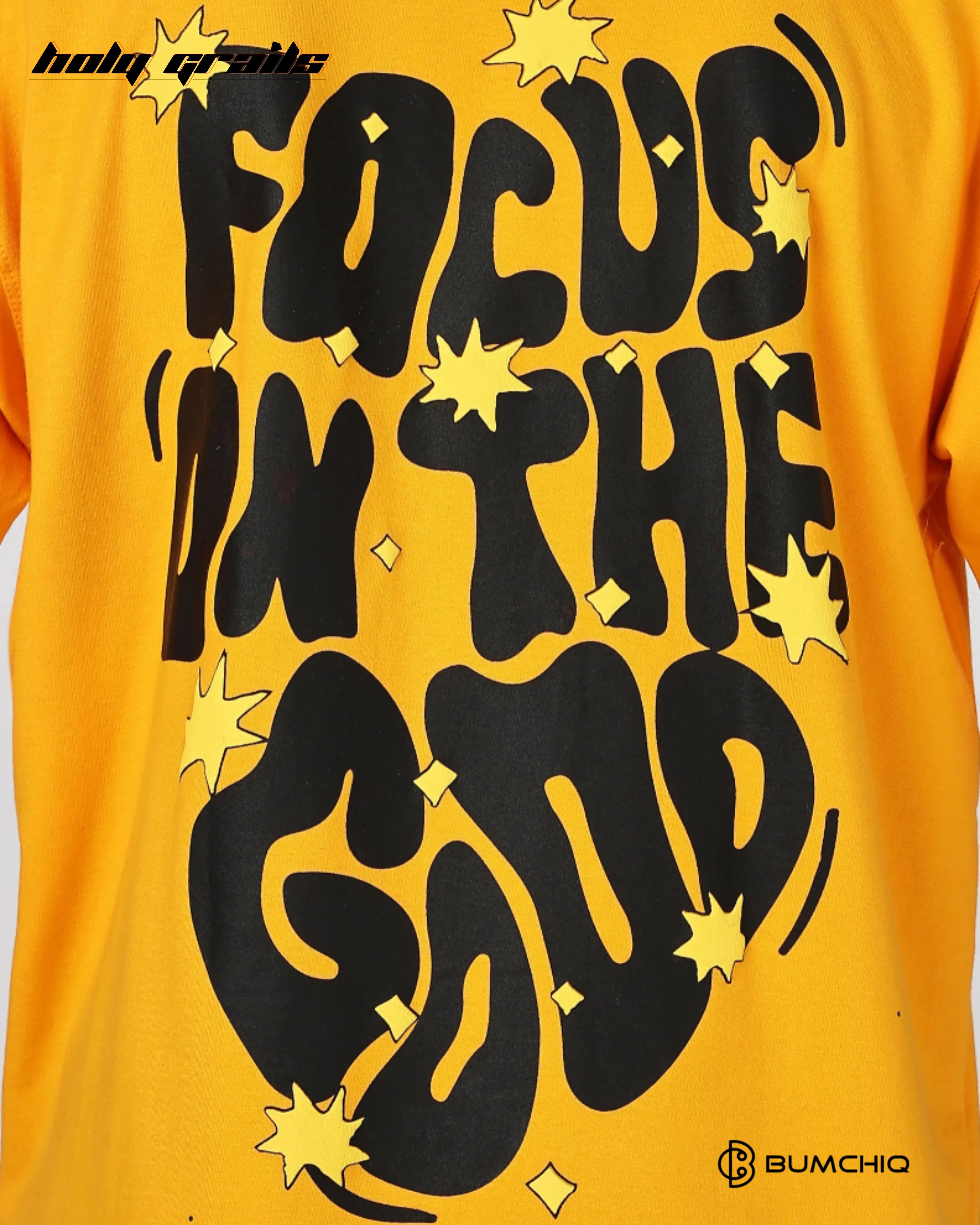 Focus Good Yellow Oversize Tee HG x Bumchiq