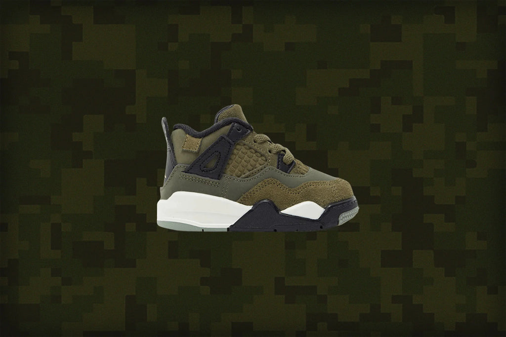 Air Jordan 4 Retro SE Craft TD Medium Olive Pale Vanilla Cargo Khaki