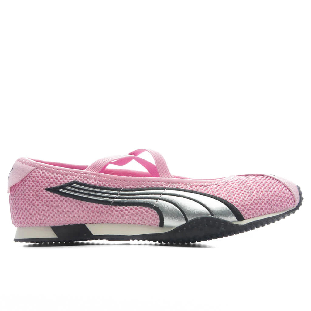 Womens H Street Ballet Pink Shimmer Silver