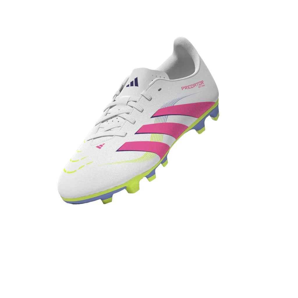adidas Predator Club Firm Multi Ground Boots Junior White Pink