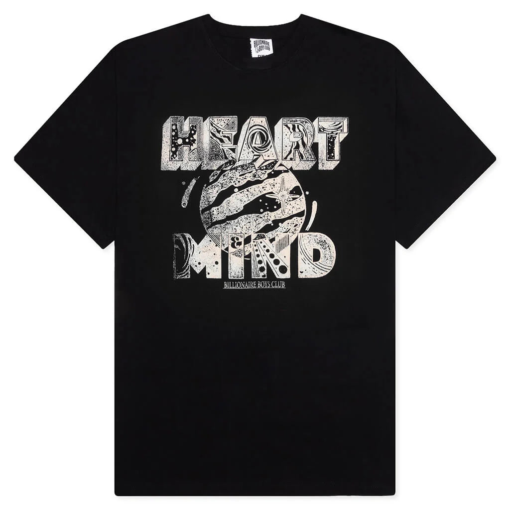 BB Heart Mind S S Knit Black