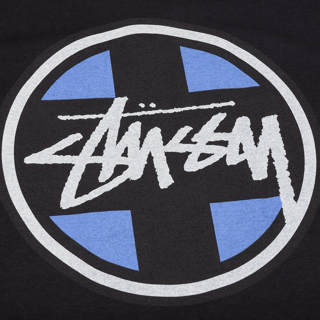 Cross Dot Pigment Dyed Tee Black
