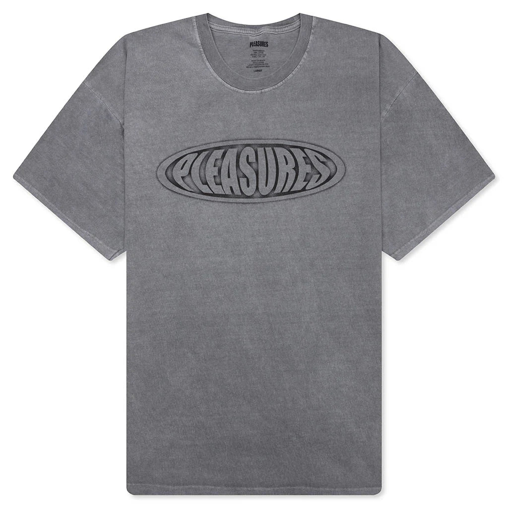 Sandblast T Shirt Dark Silver