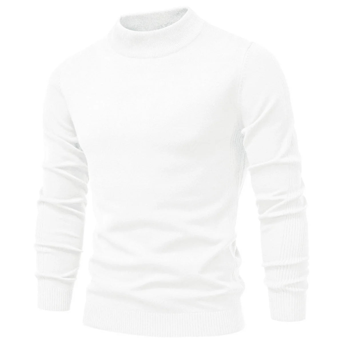 Mens Mockneck Pullover Sweater