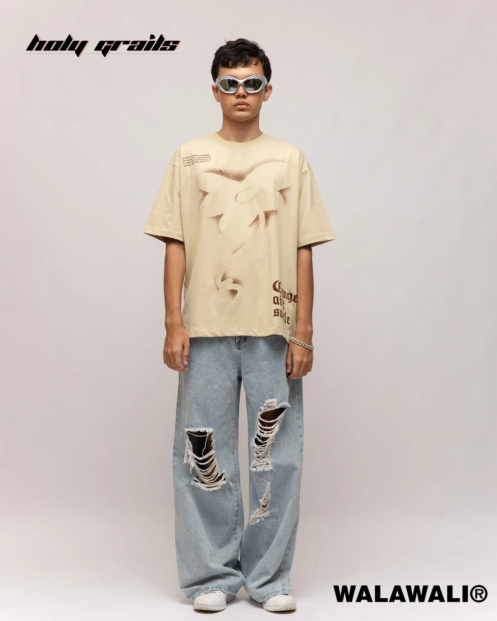 Stencil Art T Shirt HG X WalaWali