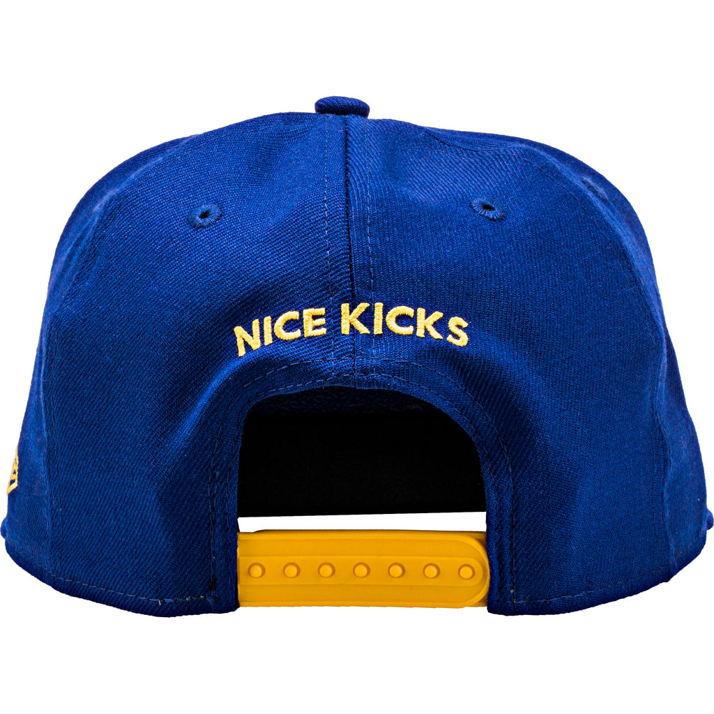 Nice Kicks X New Era Snapback Hat Warrior Blue Yellow
