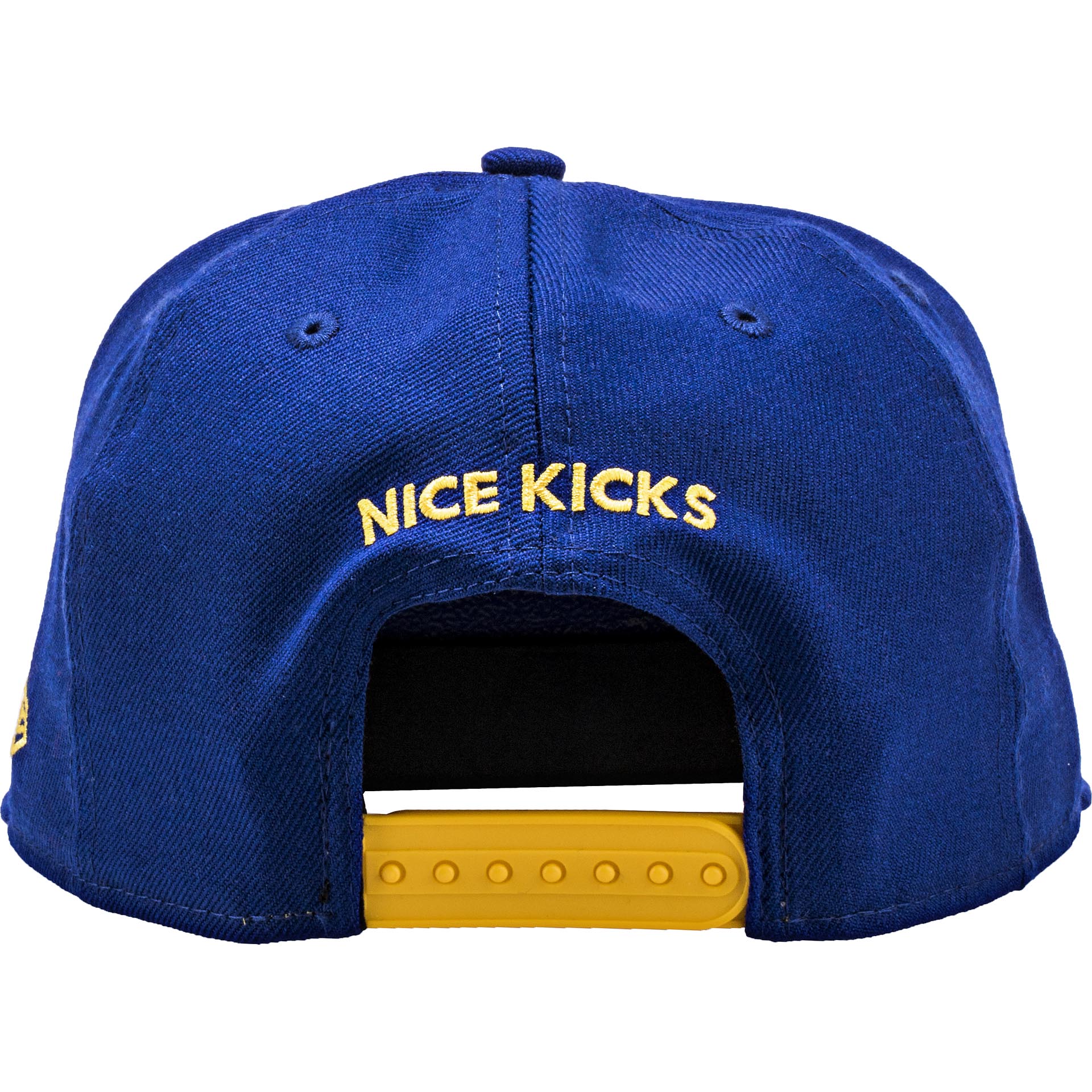 Nice Kicks X New Era Snapback Hat Warrior Blue Yellow