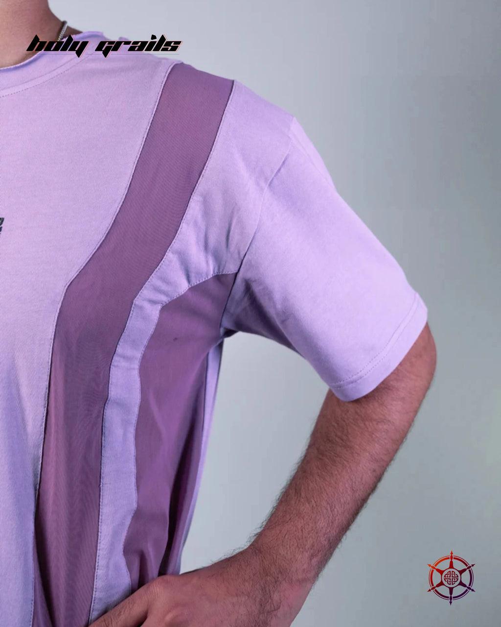 Lavender Byte Oversized Tee HG x Duskin