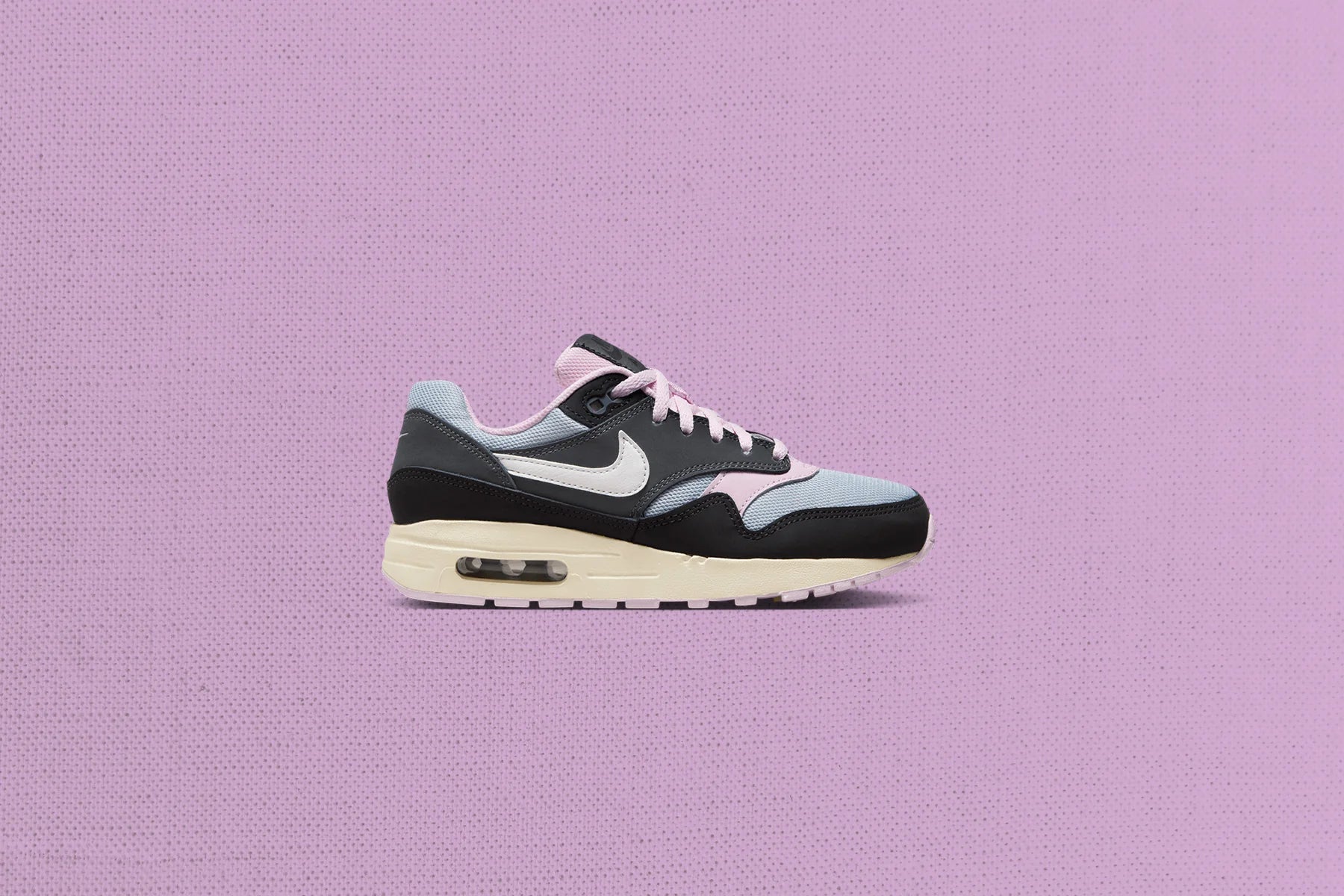 Air Max 1 Pink Foam GS Black Summit White Anthracite