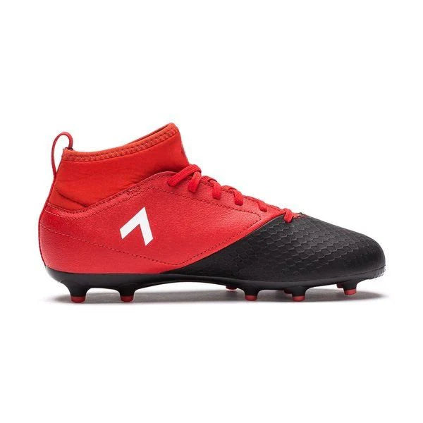 adidas ACE 173 FG J Youth Firm Ground Soccer Cleats Red Black White