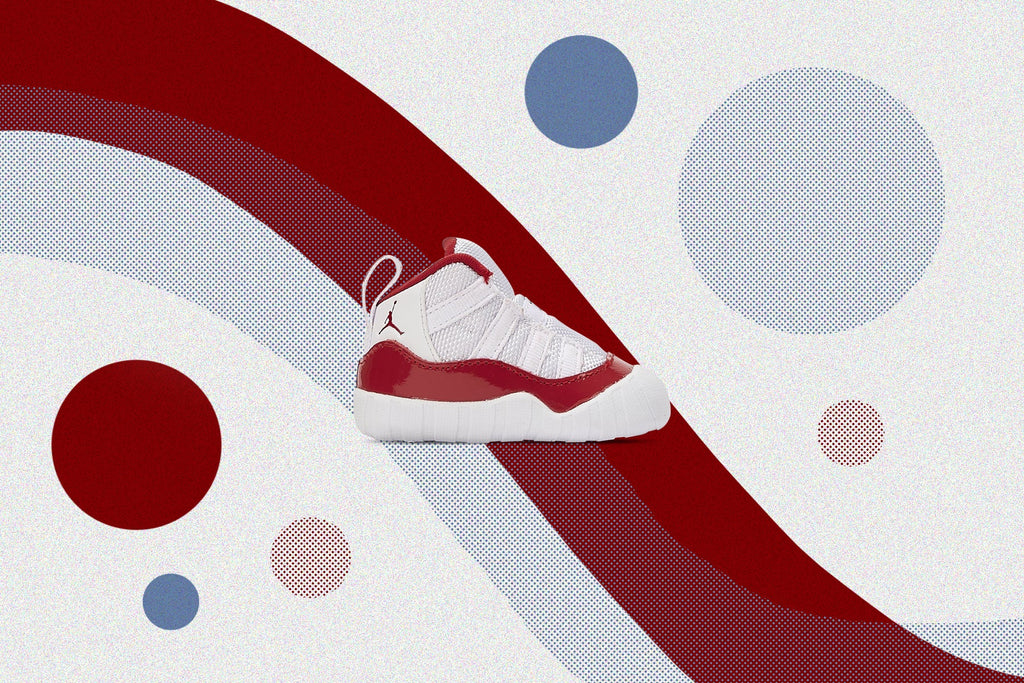 Air Jordan 11 Retro Infant Cherry White Varsity Red Black