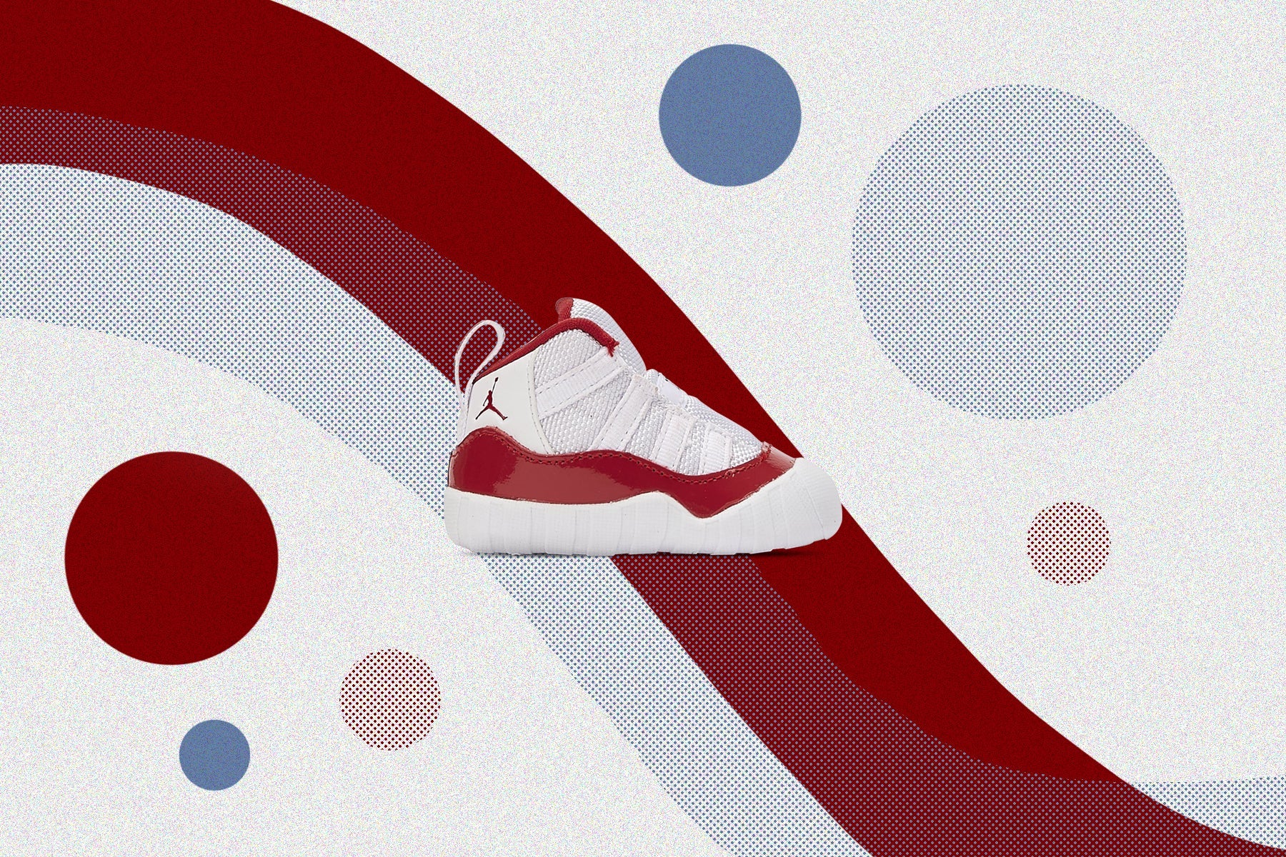 Air Jordan 11 Retro Infant Cherry White Varsity Red Black