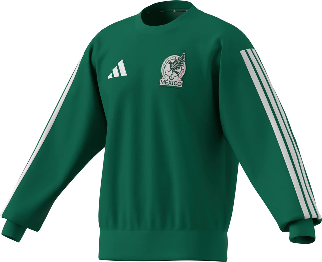 adidas Mexico DNA Mens Soccer Crew Sweat Green