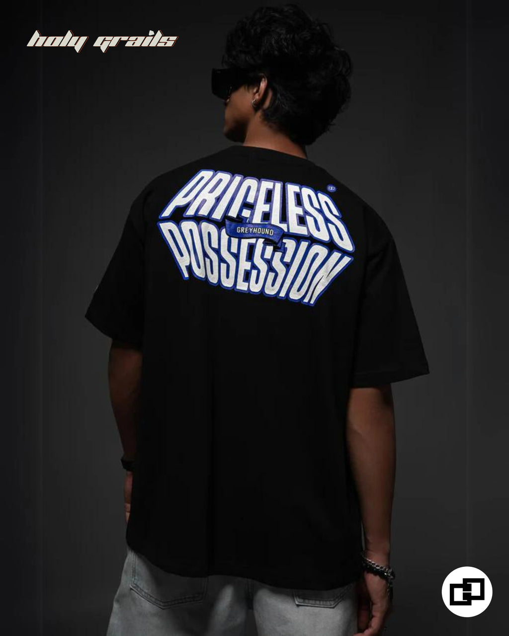 Priceless Possession Black Tee HG x Grey Hound Clothing