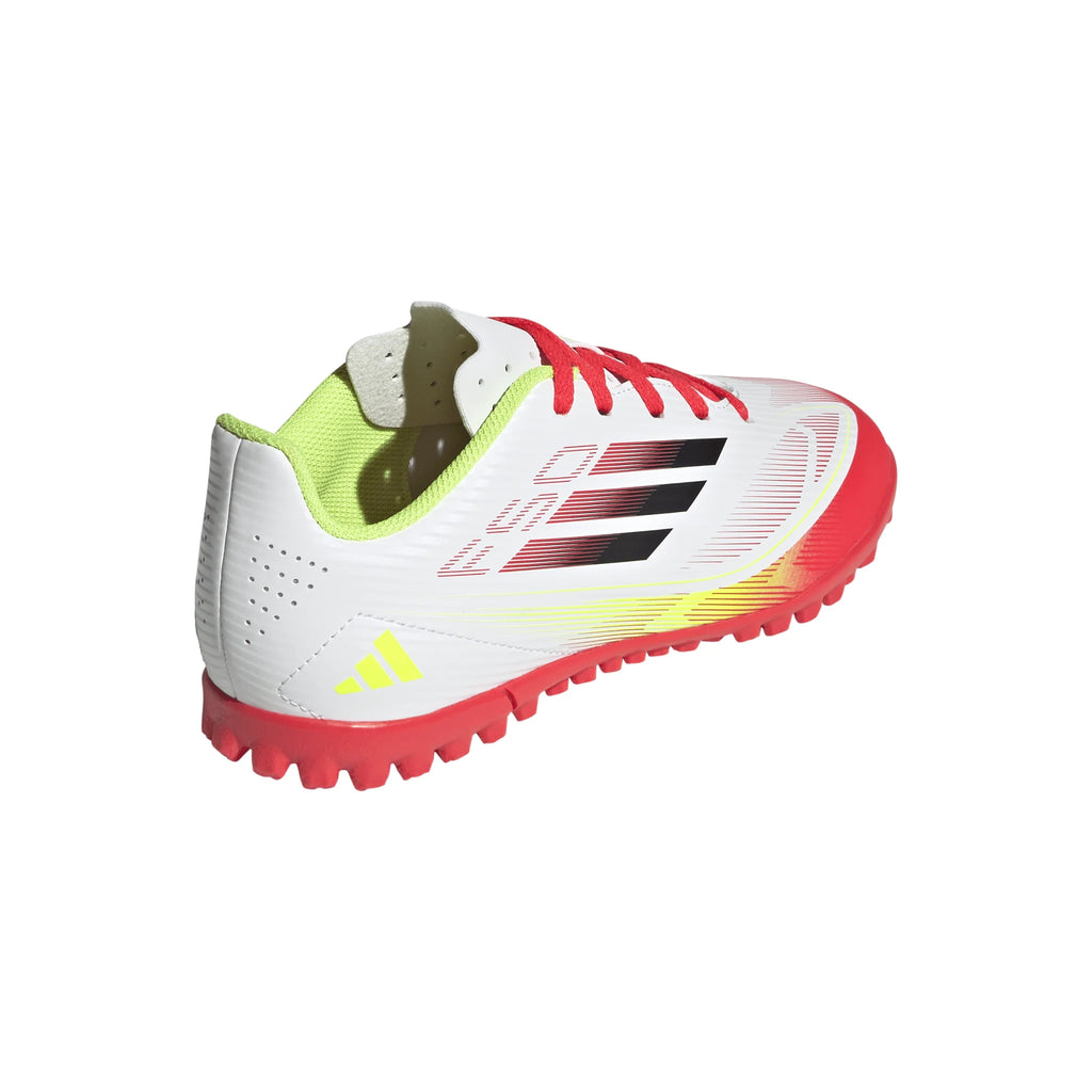 adidas F50 Club Turf Boots Kids White Black