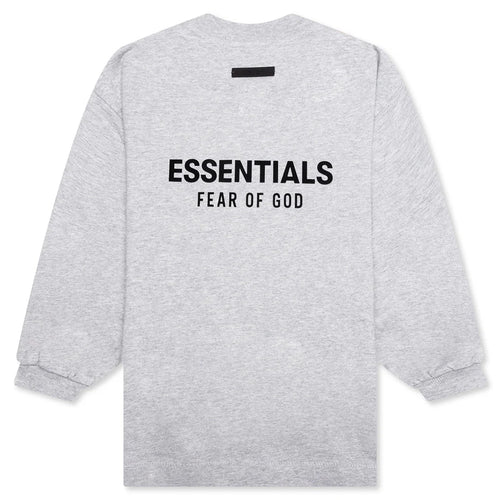 Kids Jersey Long Sleeve Tee Light Heather Gray