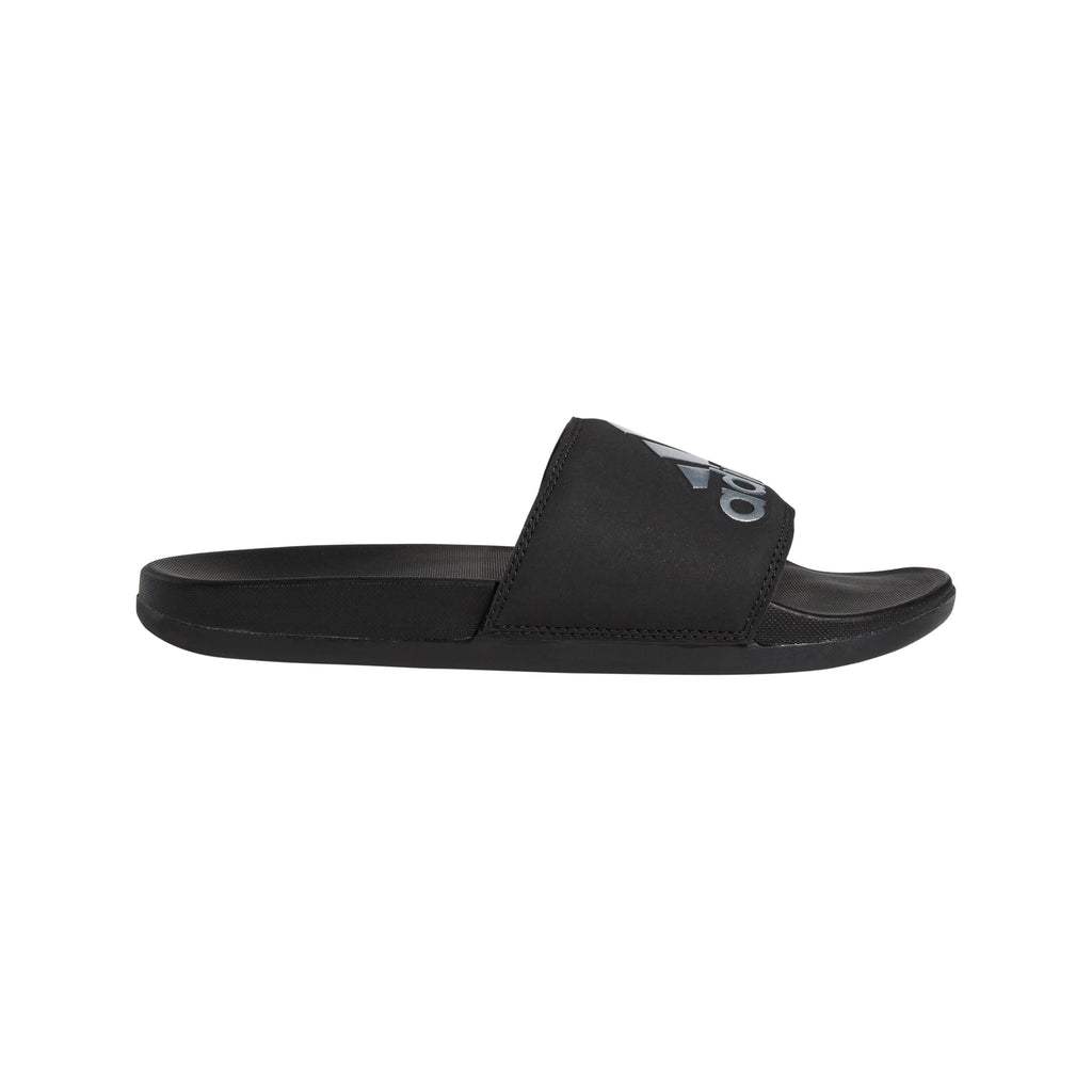 adidas Adilette Comfort Slides Black Silve