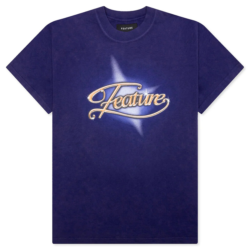 Shimmer Tee Dazzling Blue