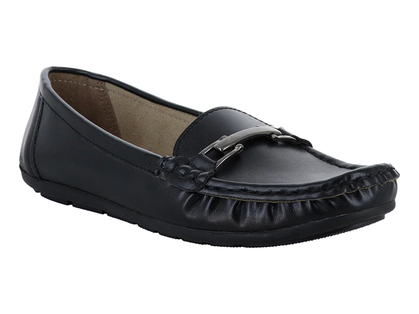 Zapato Mocasín Nomadas Cleveland Negro para Mujer