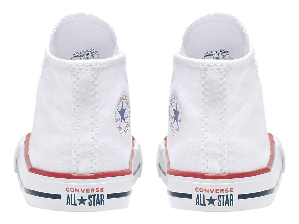 Tenis Converse Basic Hi Blancos para Niño