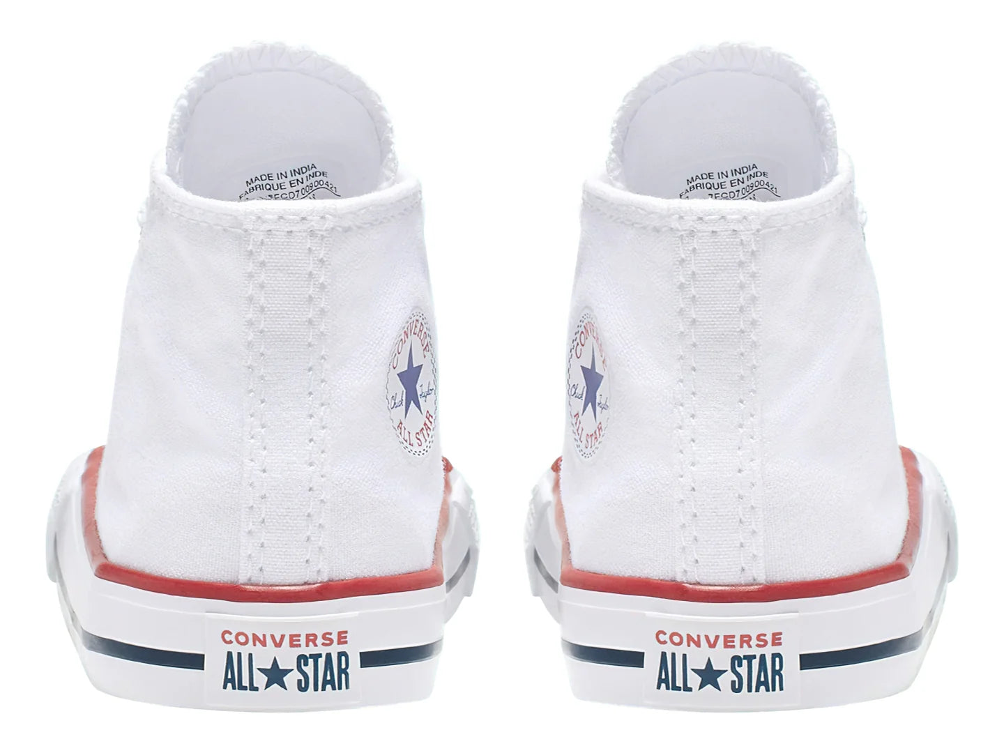 Tenis Converse Basic Hi Blancos para Niño