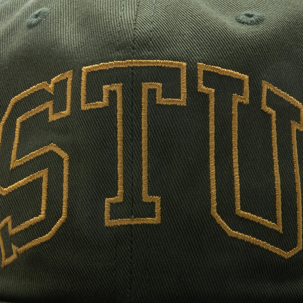Mid Depth Stu Arch Strapback Olive